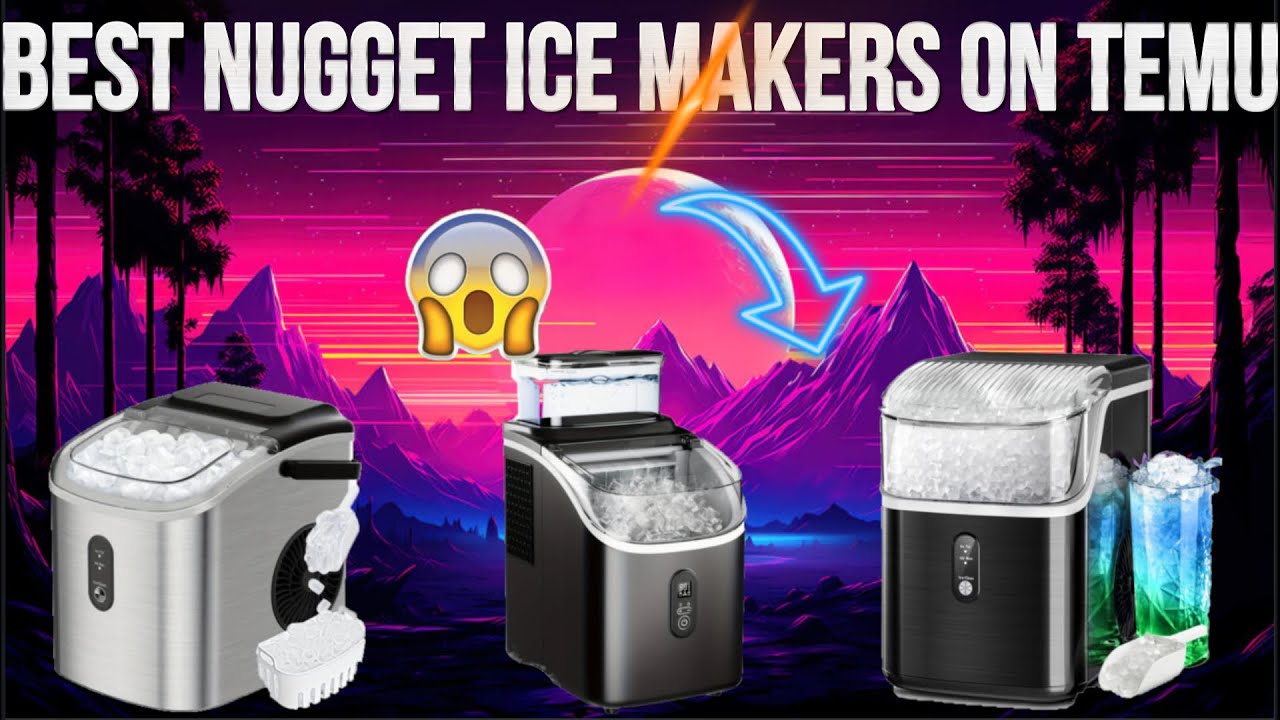 ✅ ¡Top 3 Best Nugget Ice Makers on Temu 2025!🧊