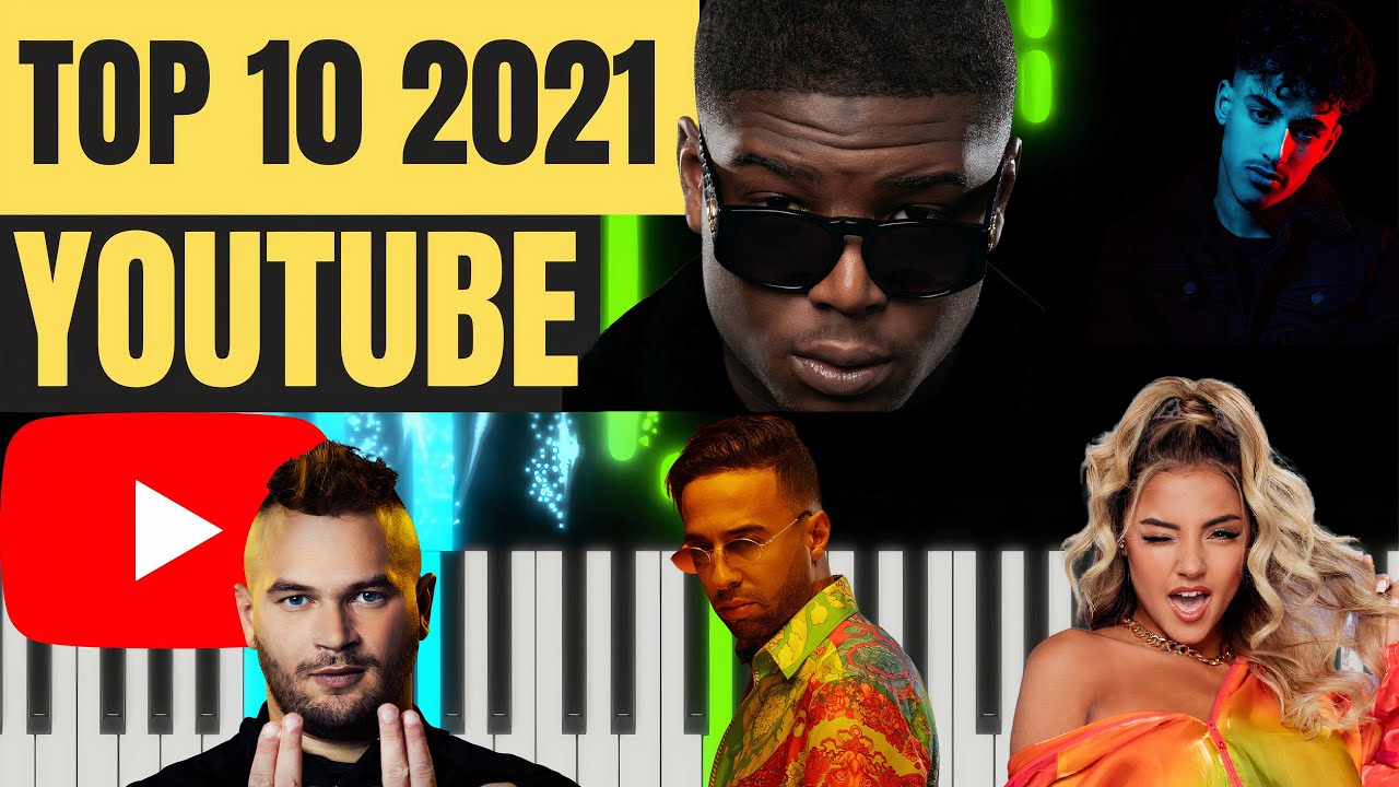 TOP 10 CLIPS YOUTUBE 2021 VERSION PIANO (NAPS, NINHO, BOOBA, MOHA K, WEJDENE...)