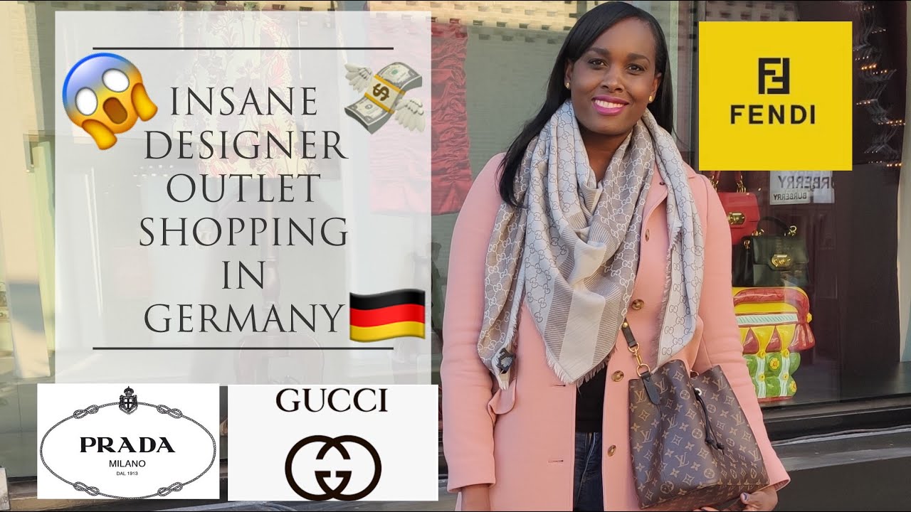 Insane Designer Shopping In Germany Outlet City Metzingen | Fendi | Gucci Prada | Valentino