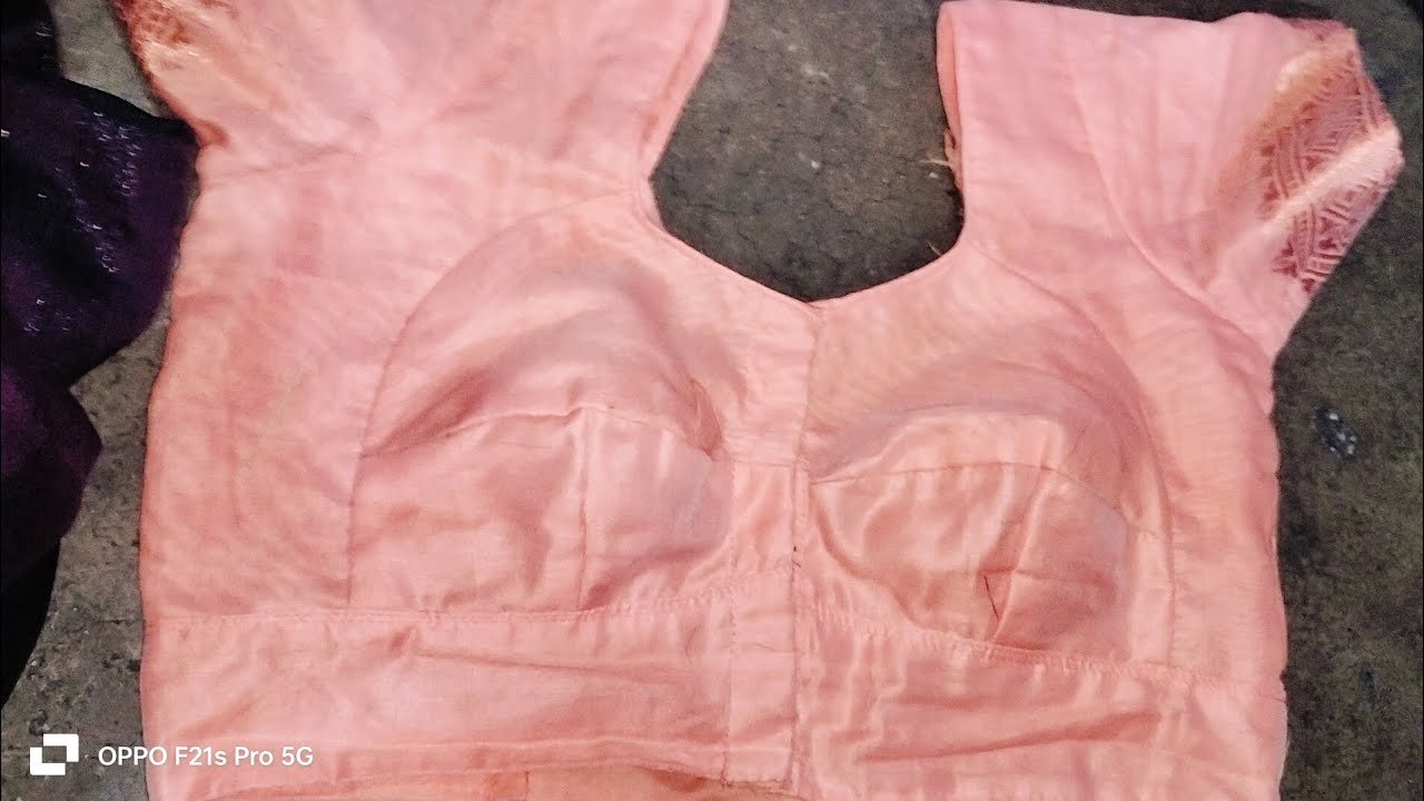 22 inchi ka blouse cutting ekadam simple hai 
