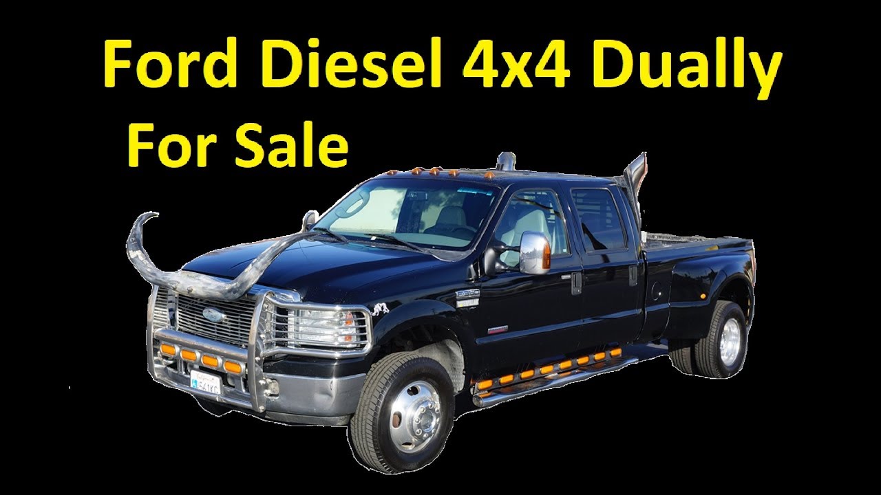 For Sale F350  Diesel 4x4 Dually Video Crew Cab Super Duty Pickup Video