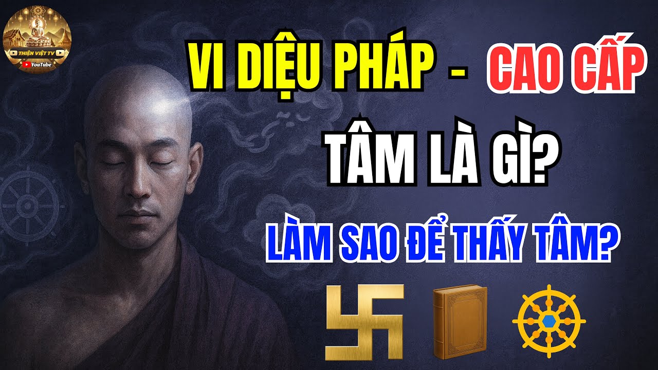 Vi Diệu Pháp - Không Phải Ai Cũng Dám Học: Tâm Là Gì? Làm Sao Để Thấy Tâm? | Tâm Sở - Sát Na Tâm?