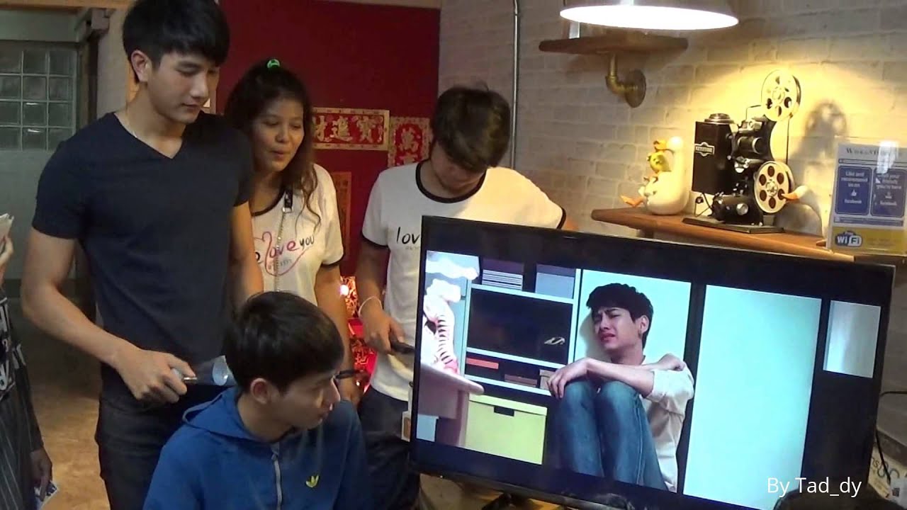 FANCAM 2015.05.16 [กัน อรรถพันธ์-ภัก นรภัทร] 2/2 ดูตัวอย่างแรกของหนัง #loveloveyou @Walk In Story