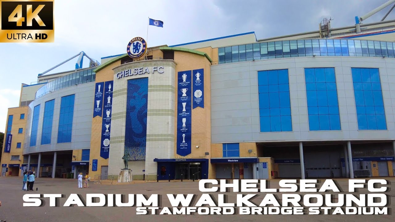 CHELSEA FC  STADIUM WALKAROUND -  Premier League Stadiums Part 7  ⚽️ | Stamford Bridge Stadium [4K]