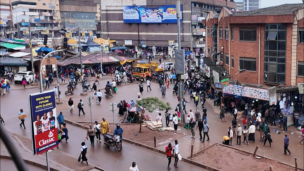Kampala City Downtown Streets After Forcing out Vendors 