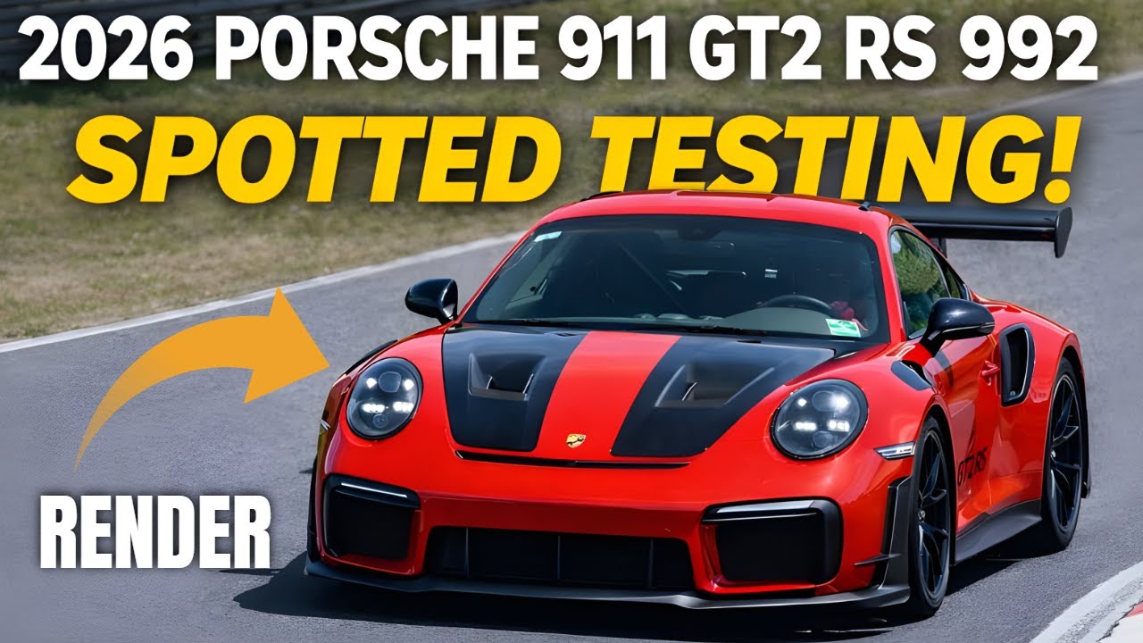 Porsche 911 GT2 RS 992 2026 года замечен на тестовых испытаниях, и выглядит он просто невероятно.