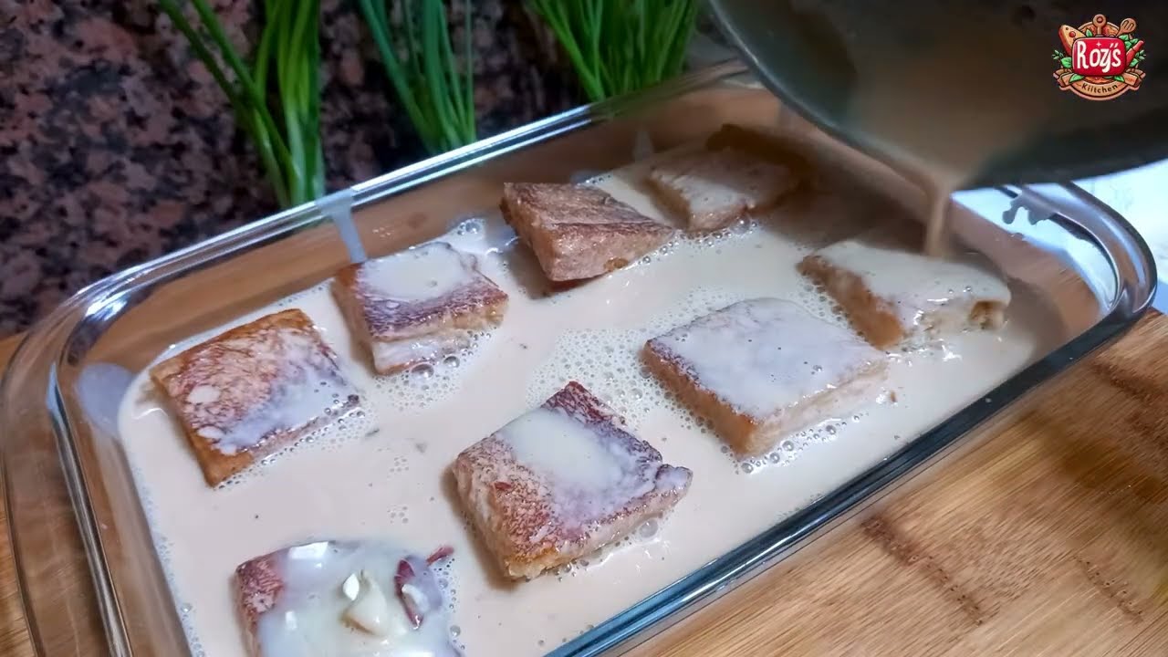 🍞 Bread Malai Recipe  Quick & Creamy Dessert Treat 🍨✨