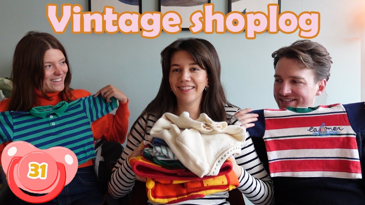 Vintage babykleertjes van Vinted!👶🏻 ZWANGERSCHAPSVLOG 31