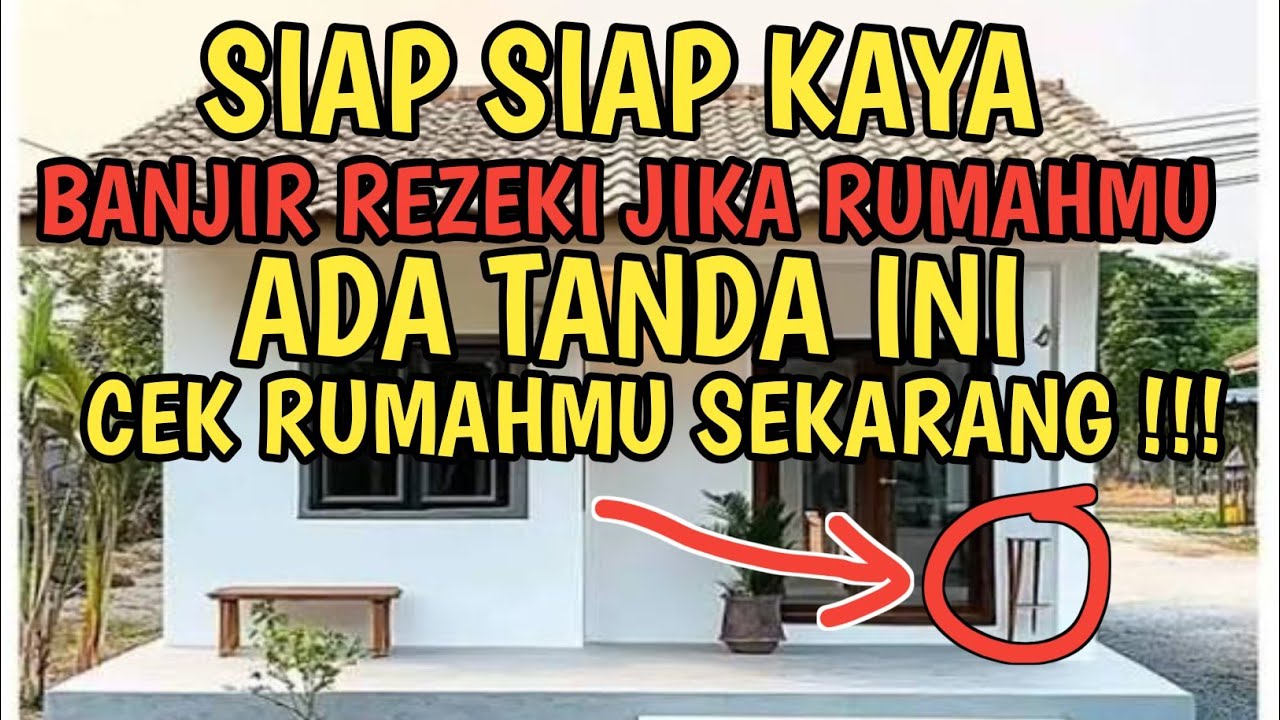 SIAP SIAP BANJIR REZEKI‼️12 TANDA RUMAH YANG TIAP HARI DIDATANGI  MALAIKAT PEMBAWA REZEKI 
