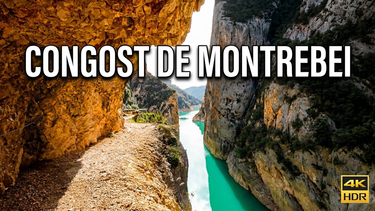 🏞️ Congost de Mont-rebei a Pie | Ruta Espectacular entre Cataluña y Aragón 🇪🇸 Walking Tour Spain