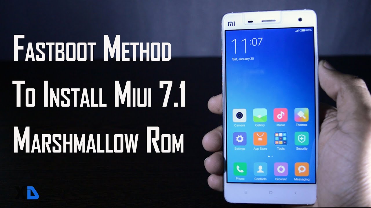 FastBoot Method To Install MIUI 7.1 Marshmallow Rom  (Easiest Method)