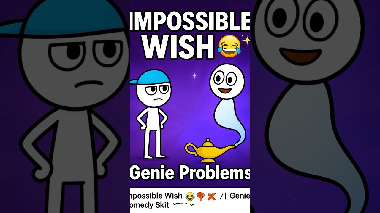 When You Make an Impossible Wish 😂🧞&zwj;♂️ | Funny Genie Comedy Shorts #funny #genie  #comedyshorts