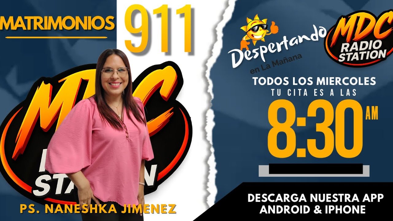 MATRIMONIOS 911- Pastora Nanéshka Jiménez 