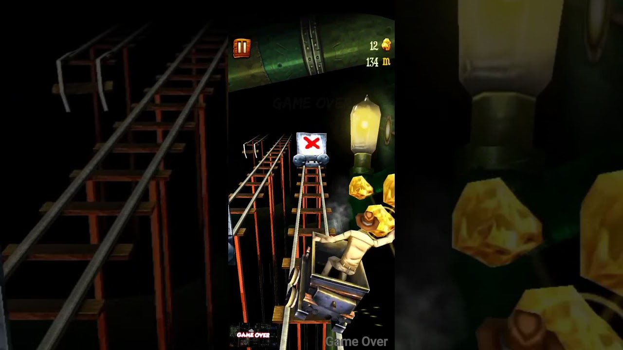 Game Over Rail Rush Steam Factory  #shorts