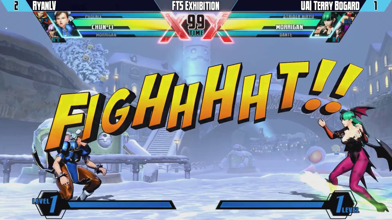 GB Mar 09, 2017 - UMvC3 - FT5 Exhibition - RyanLV vs UA|Terry Bogard