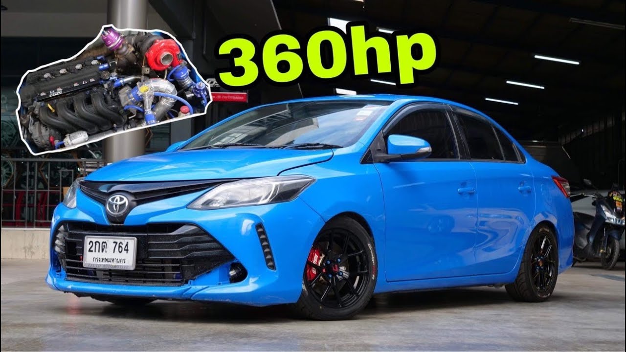 ไปซิ่งกับ Vios Turbo 360hp เกียร์เดิม!! [ โคตรเดือดคลิปนี้!! ]