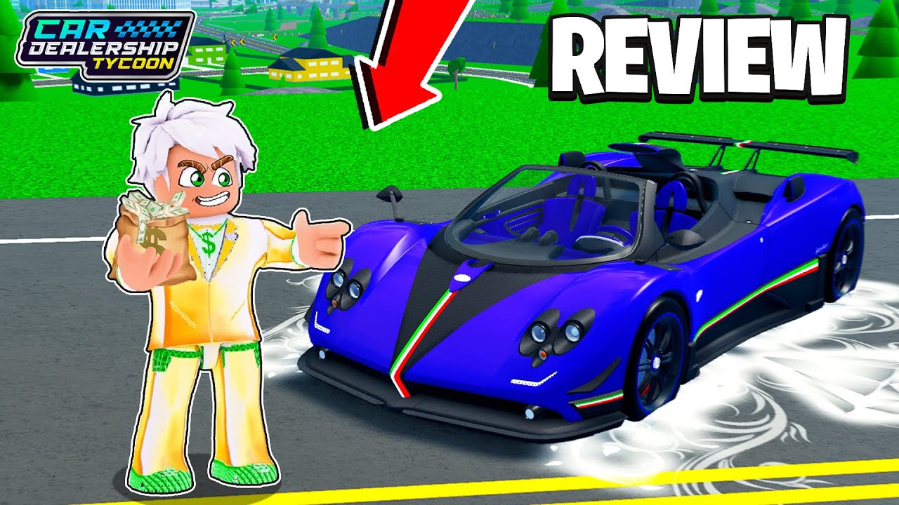 REVIEW do novo PAGANI ZONDA CINQUE E SORTEIO do BANANA CAR no Car Dealership Tycoon! 😱