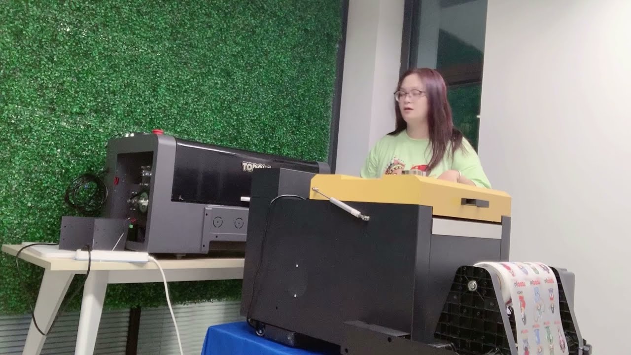 Introduction of A3 DTF printer and powder shaking machine
