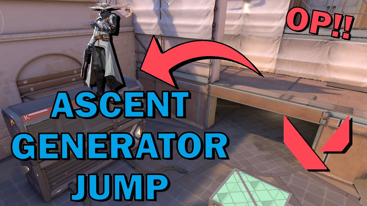 ASCENT GENERATOR JUMP!!! How to make the jump on A on Ascent!!!