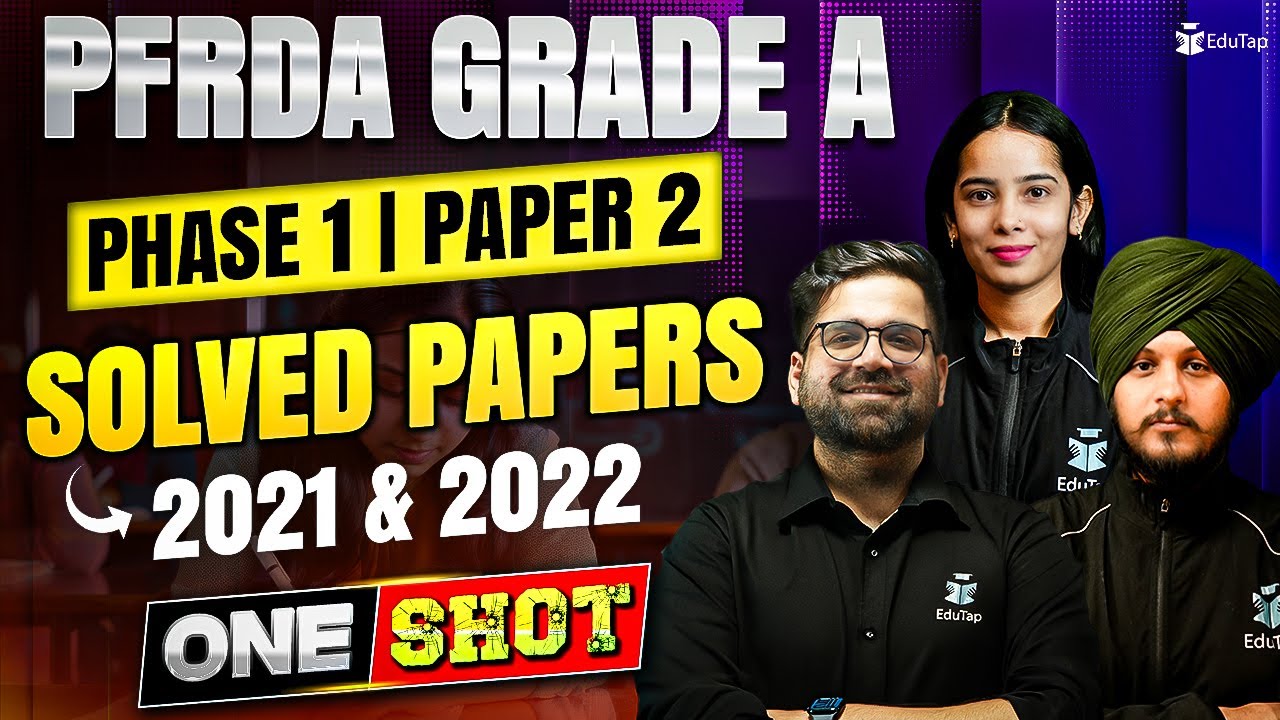 PFRDA Grade A Previous Year Question Paper | PFRDA Assistant Manager Solved PYQs with Solution