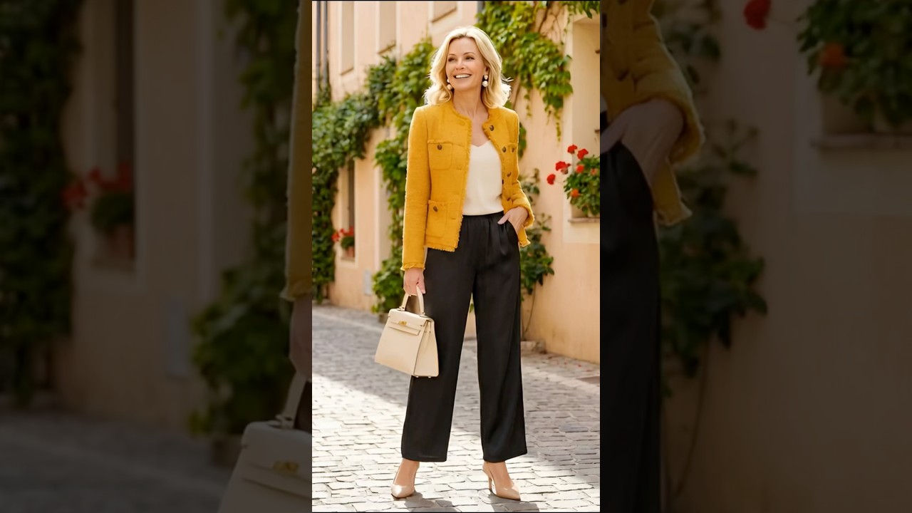 🧥 5060 트위드 자켓 코디는 이렇게하세요! | Elegant Tweed Jacket Looks Women 50+ #fashionover50 #중년패션 #트위드자켓 #moda