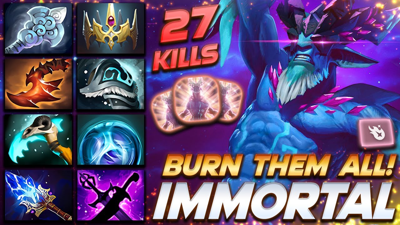 Leshrac Burn Them All Immortal Carry - Dota 2 Pro Gameplay [Watch & Learn]