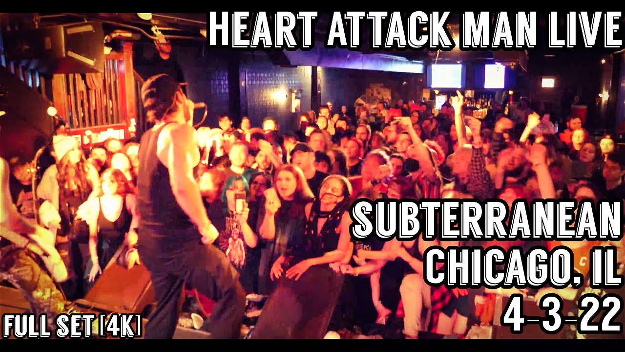 Heart Attack Man Live [4K] @ Subterranean, Chicago, Il, 4-3-22