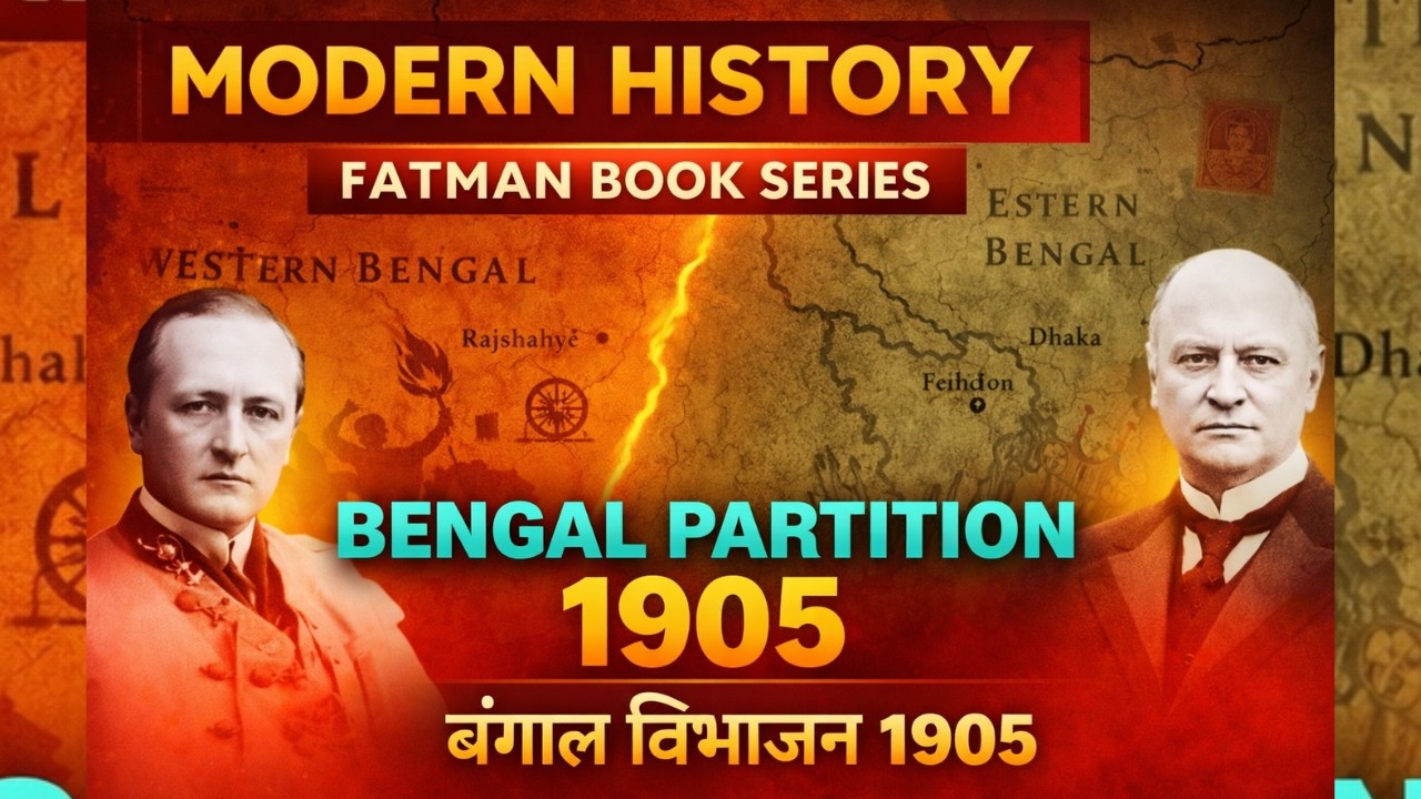 Bengal Partition 1905 | बंगाल विभाजन 1905 | Modern History | SSC 2026 Preparation #ssc #cgl
