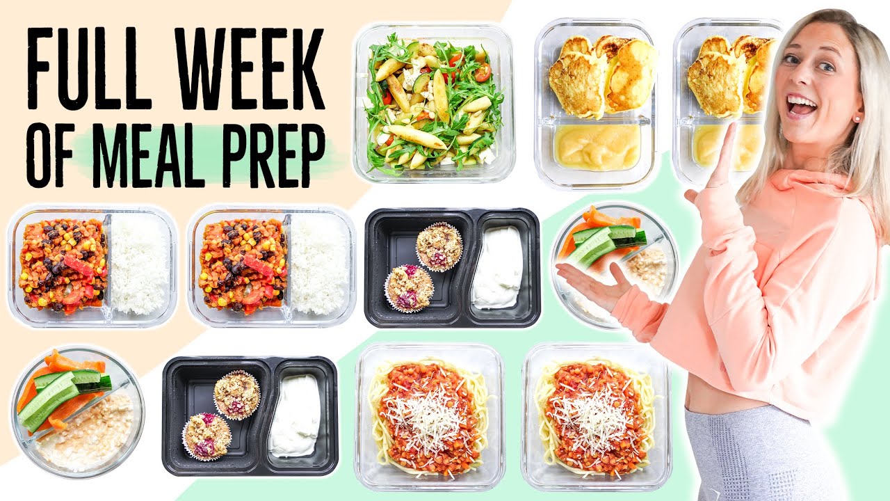 5 TAGE MEAL PREP | Meal Prep Rezepte für die ganze Woche | Vorkochen zum Abnehmen