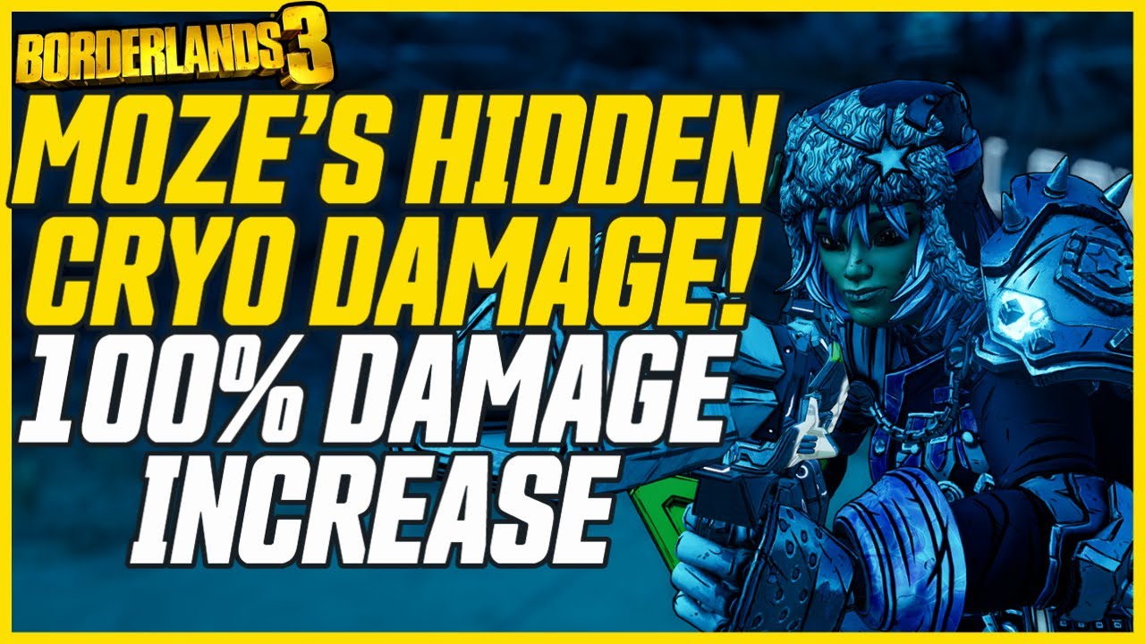 The Hidden Moze Cryo Damage No One Knew About! 100% Damage Increase! // Moze Guide Borderlands 3