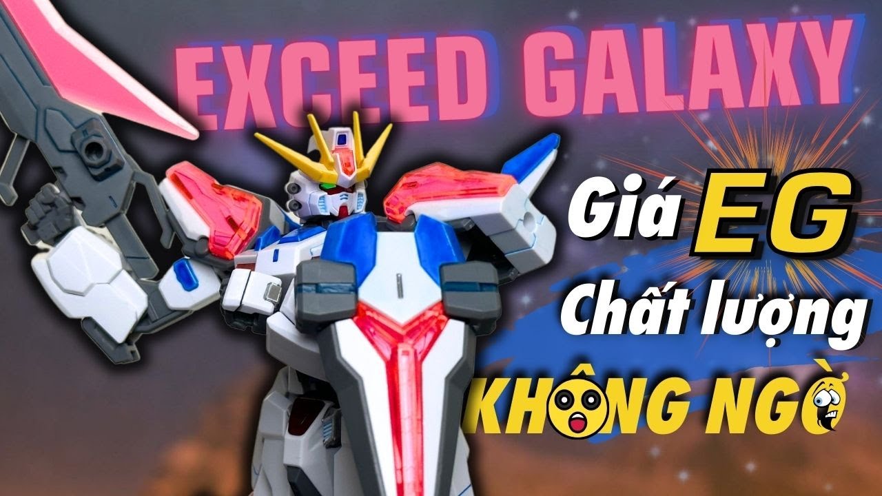 Lắp ráp BUILD STRIKE EXCEED GALAXY | Bản nâng cấp của BUILD STRIKE có gì hay? Gundam Build Metaverse