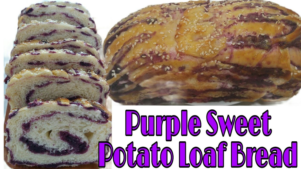 Purple Sweet Potato Loaf Bread