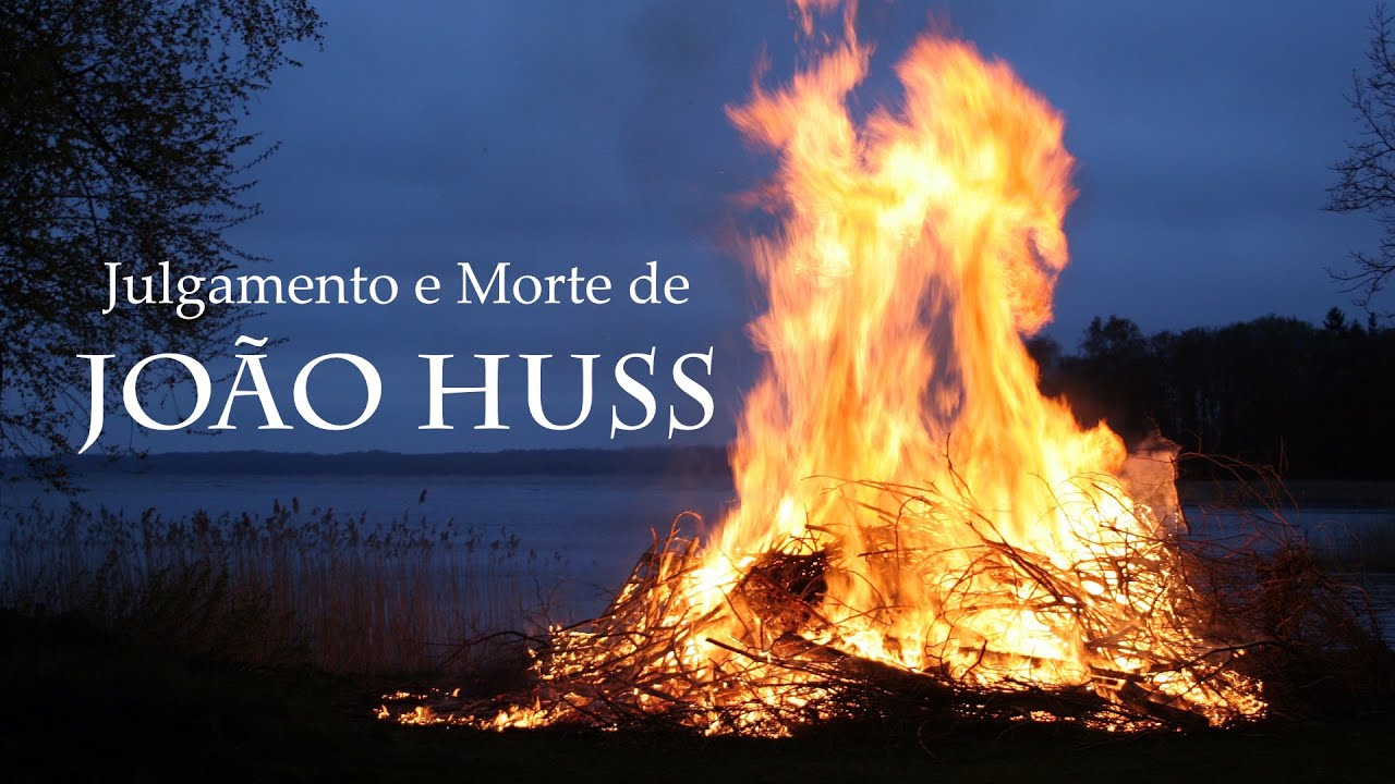 Últimos momentos de João Huss antes do martírio