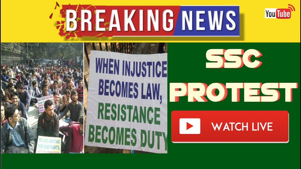#SSCexamScam Protest Updates -Day #1