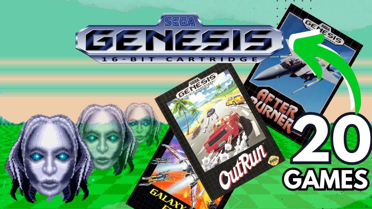 20 Sega 🔵GENESIS games that used ✨PSEUDO 3D visuals | No Mode 7 but some MAGIC❗