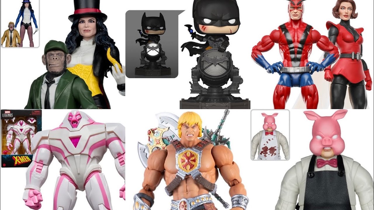 New McFarlane Toys, Marvel Legends, MOTU figures in stock & preorder at Entertainment Earth