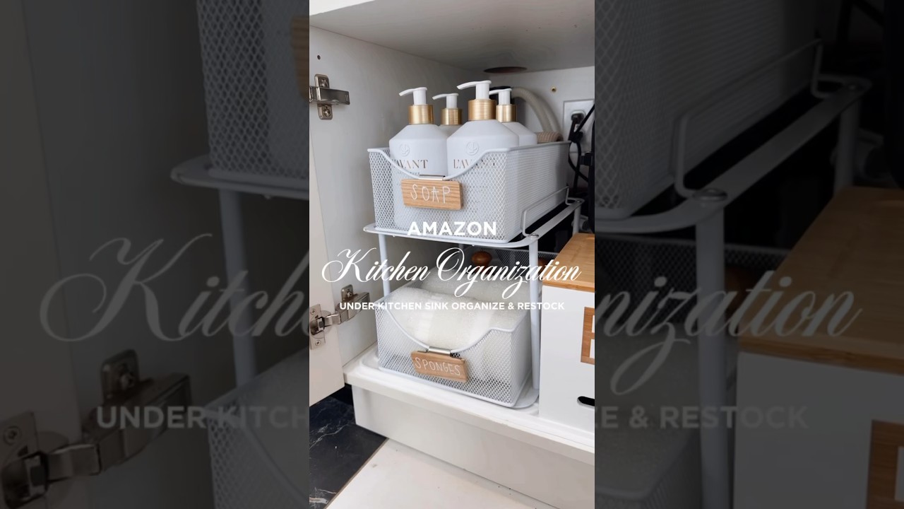 The way everything fits 🤍. #organization #homeorganization #kitchenorganization #kitchentips