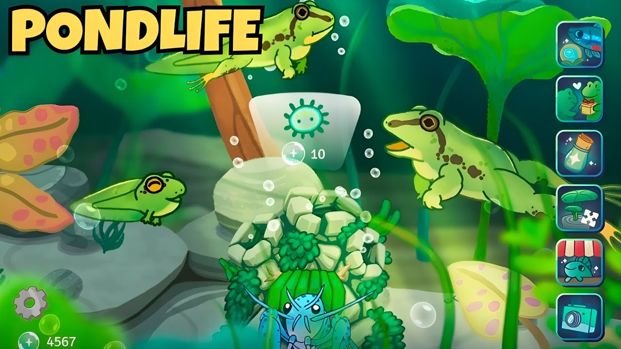 Pondlife - Relaxing Fish Game | Gameplay FHD(Android, ios)
