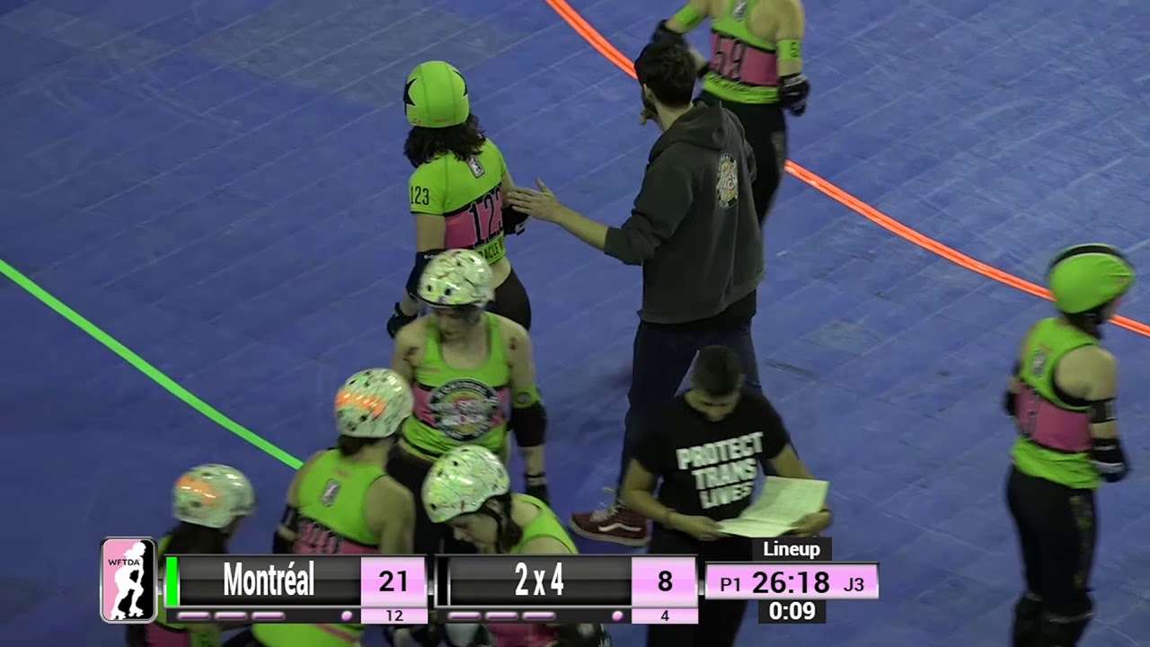 Montreal vs 2x4 - 2019 International WFTDA Championships Game 2