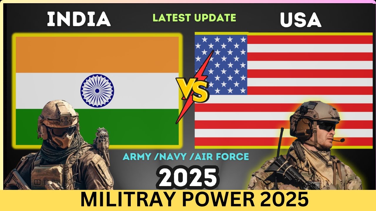 INDIA vs USA Military Power 2025 | India vs America Military Power