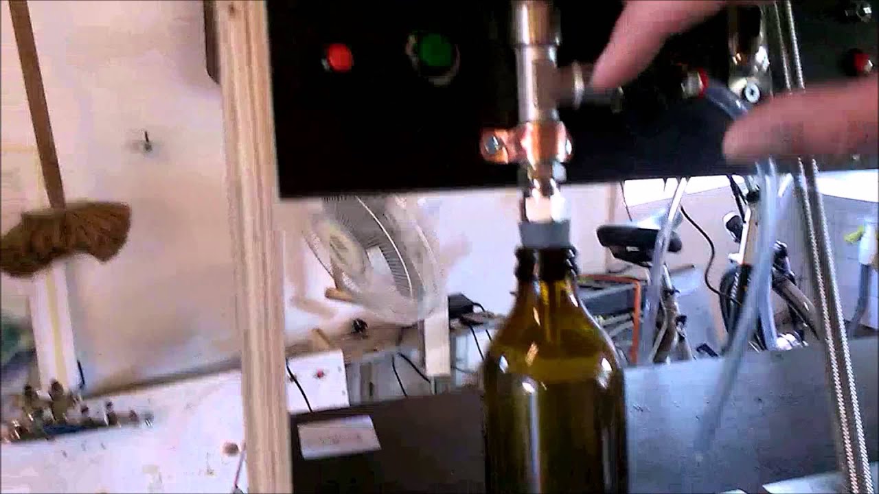 DIY Counter pressure beer bottle filler