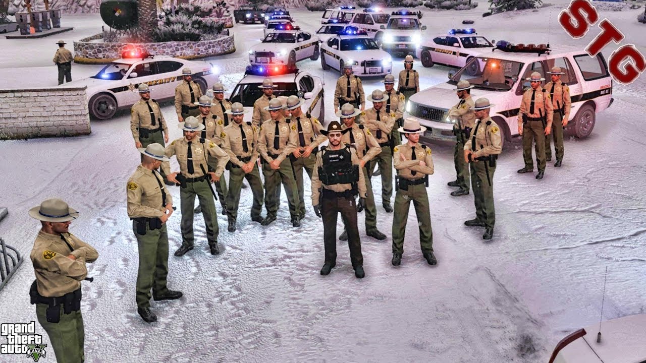 GTA 5 MODS LSPDFR 0.4.4 #65 - 24 HOUR SHERIFF MONDAY!!! (GTA 5 REAL LIFE PC MOD)
