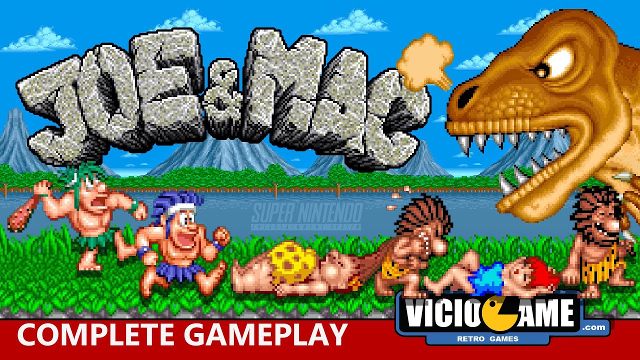 🎮 Joe & Mac (Super Nintendo) Complete Gameplay