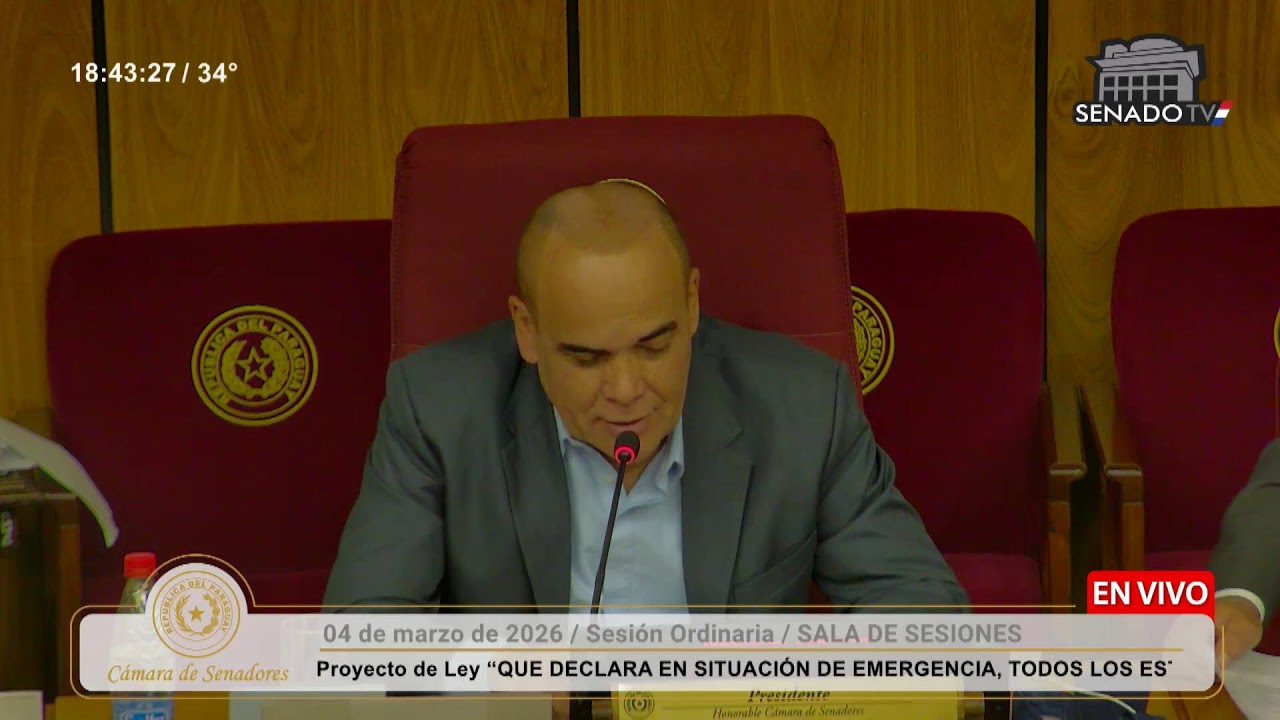 SESIÓN ORDINARIA DE LA CÁMARA DE SENADORES 4-03-26