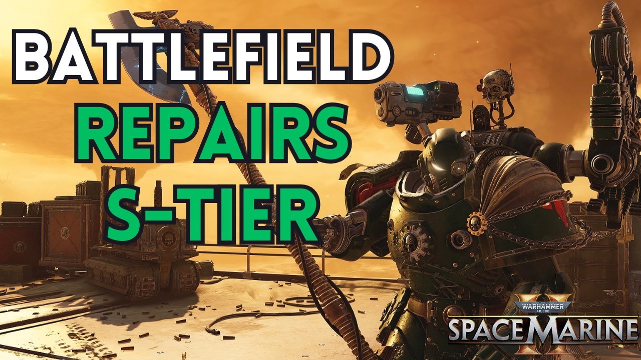 New Battlefield Repairs Perk IMPROVES Techmarines Survivability- Space Marine 2 True Solo Absolute