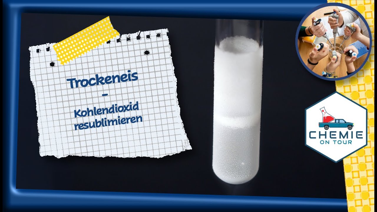 Trockeneis - Kohlendioxid resublimieren | Chemie On Tour