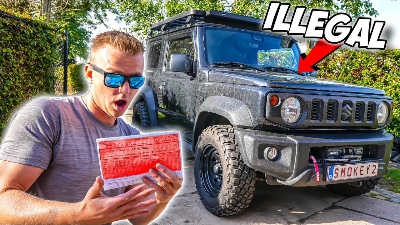 My NEW 2022 Suzuki Jimny is Now ILLEGAL to DRIVE!!