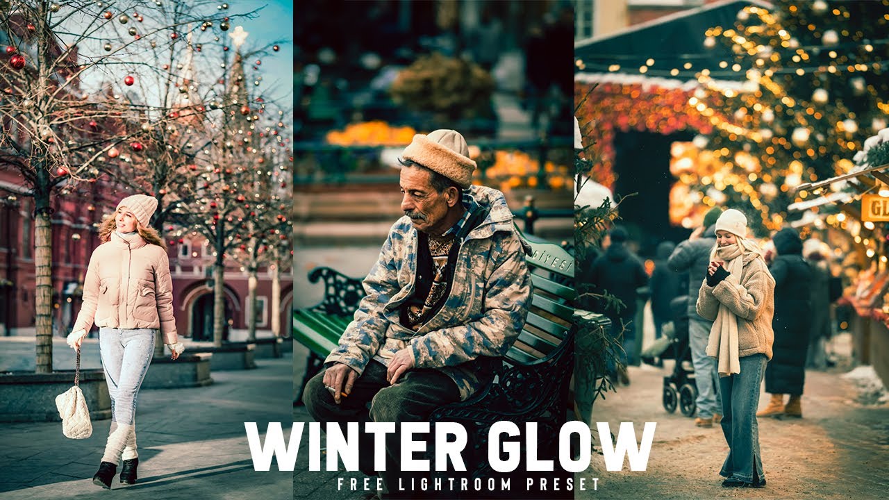 Winter Glow Cinematic Lightroom Preset | Free Download | Winter photography