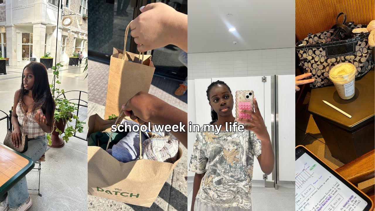SCHOOL VLOG: ˚⊱🪷⊰˚ studying, driving, shopping, friends, room decor, slice of life e.t.c