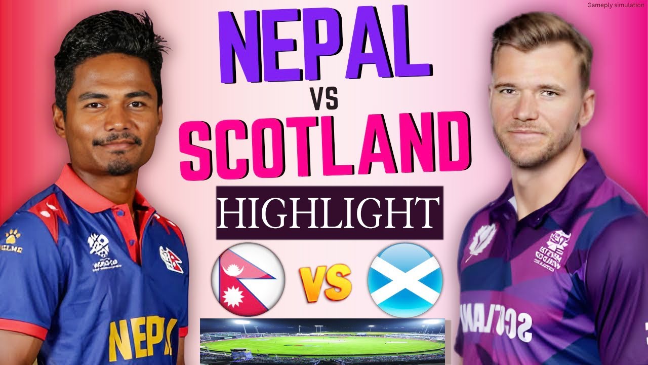 HIGHLIGHTS |Nepal vs Scotland  ICC CWC League 2| NEP vs SCO HIGHLIGHTS |